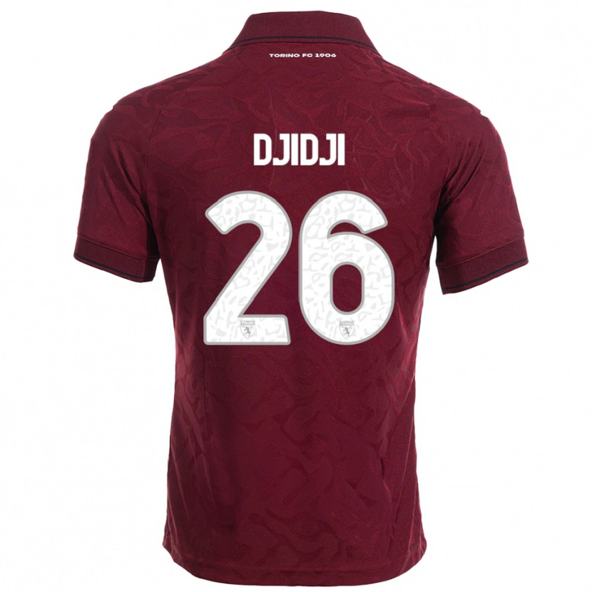 Danxen Dámské Koffi Djidji #26 Burgundská Bílá Domů Hráčské Dresy 2025/26 Dres