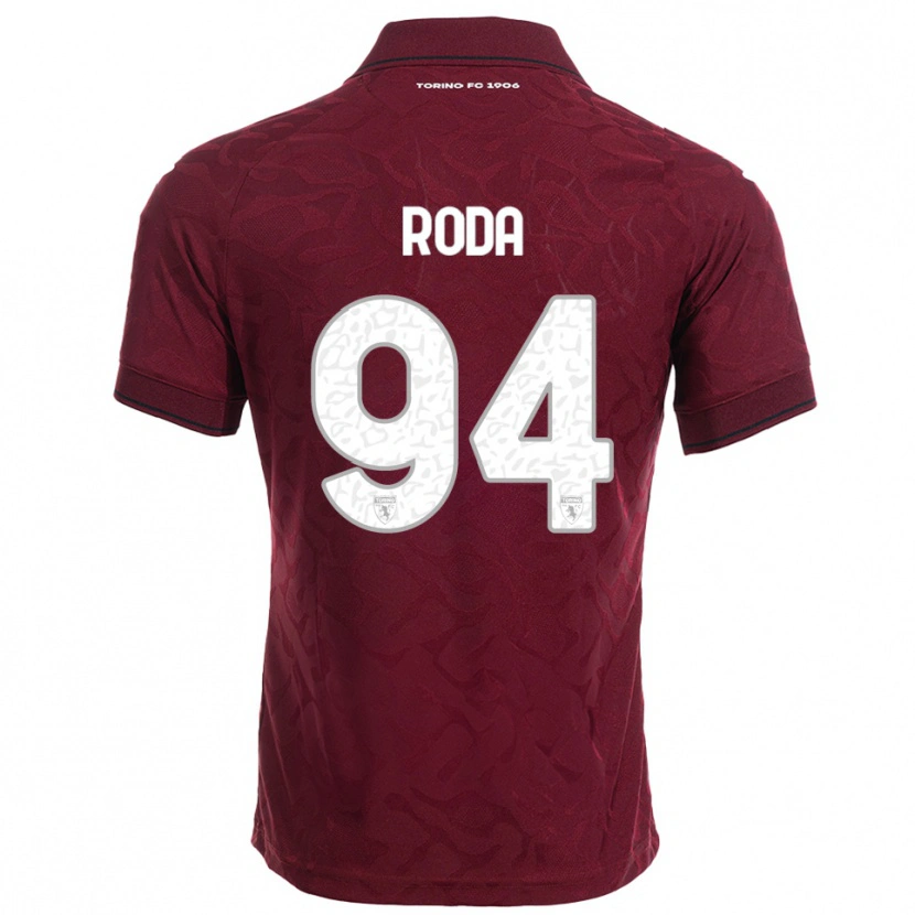 Danxen Dámské Alex Roda #94 Burgundská Bílá Domů Hráčské Dresy 2025/26 Dres