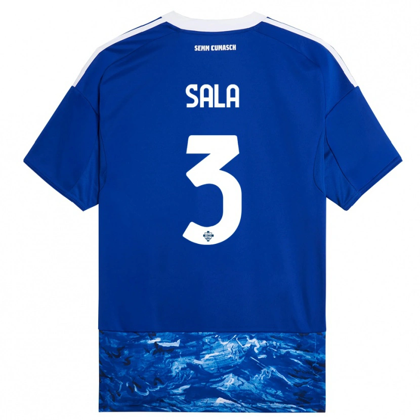 Danxen Dámské Marco Sala #3 Modrá Bílá Domů Hráčské Dresy 2025/26 Dres
