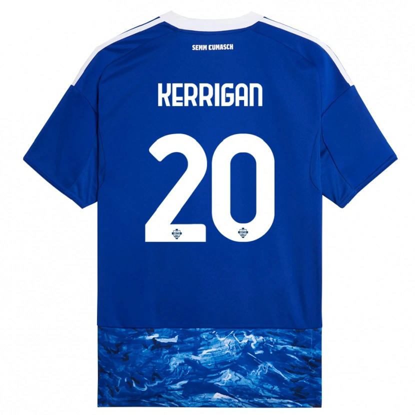 Danxen Dámské Liam Kerrigan #20 Modrá Bílá Domů Hráčské Dresy 2025/26 Dres