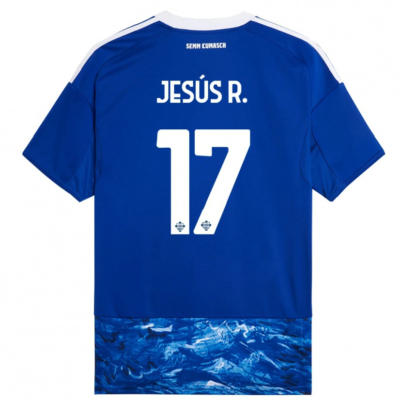 Danxen Dámské Jesús Rodríguez #17 Modrá Bílá Domů Hráčské Dresy 2025/26 Dres