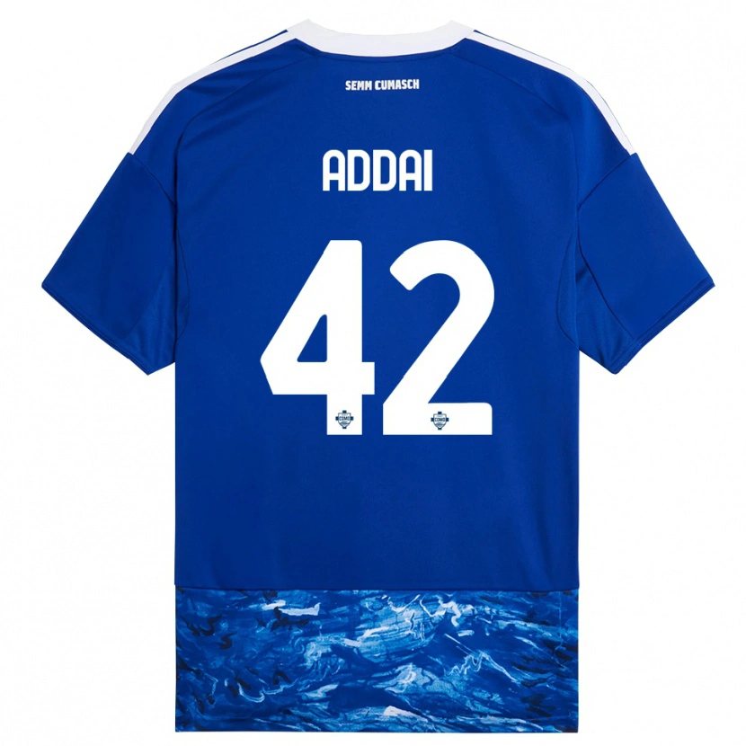 Danxen Dámské Jayden Addai #42 Modrá Bílá Domů Hráčské Dresy 2025/26 Dres