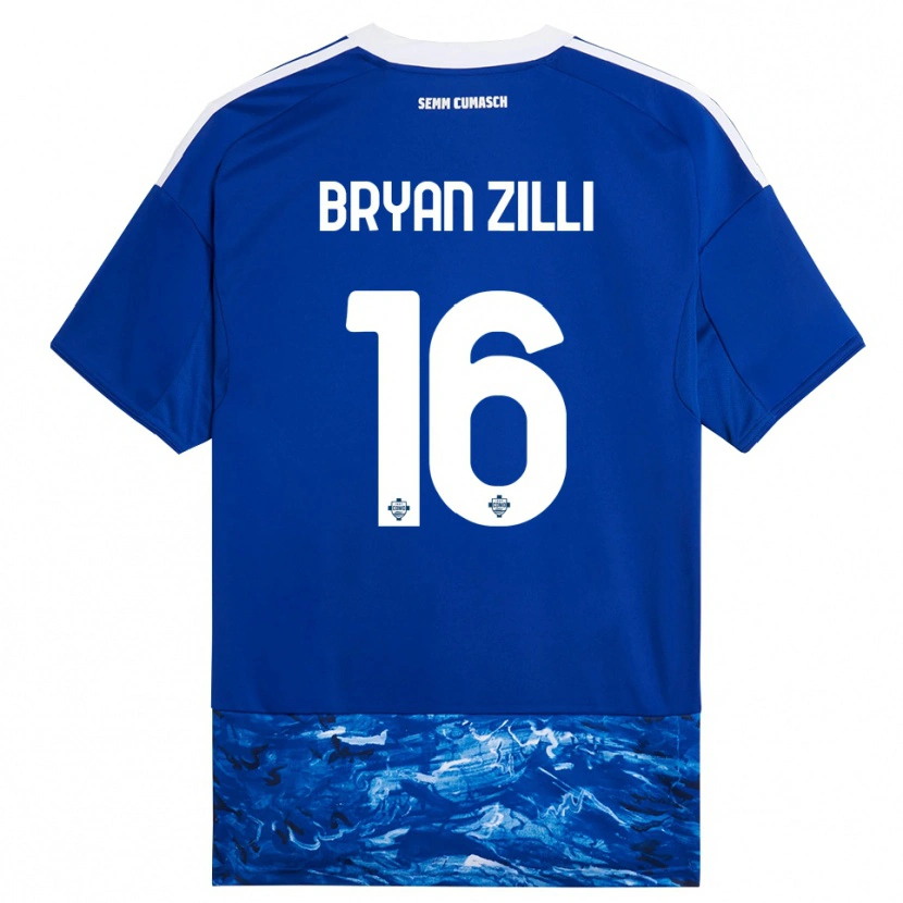 Danxen Dámské Rocco Bryan Zilli #16 Modrá Bílá Domů Hráčské Dresy 2025/26 Dres