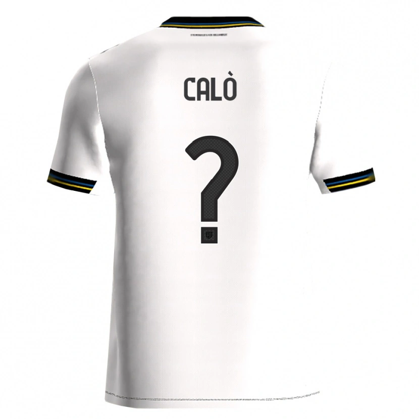 Danxen Dámské Simone Calò #0 Bílá Černá Domů Hráčské Dresy 2025/26 Dres