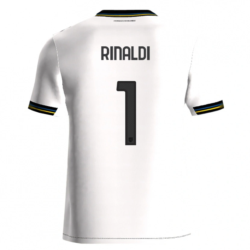 Danxen Dámské Filippo Rinaldi #1 Bílá Černá Domů Hráčské Dresy 2025/26 Dres
