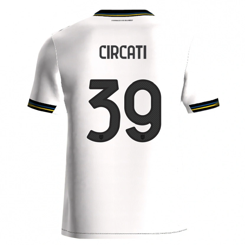 Danxen Dámské Alessandro Circati #39 Bílá Černá Domů Hráčské Dresy 2025/26 Dres