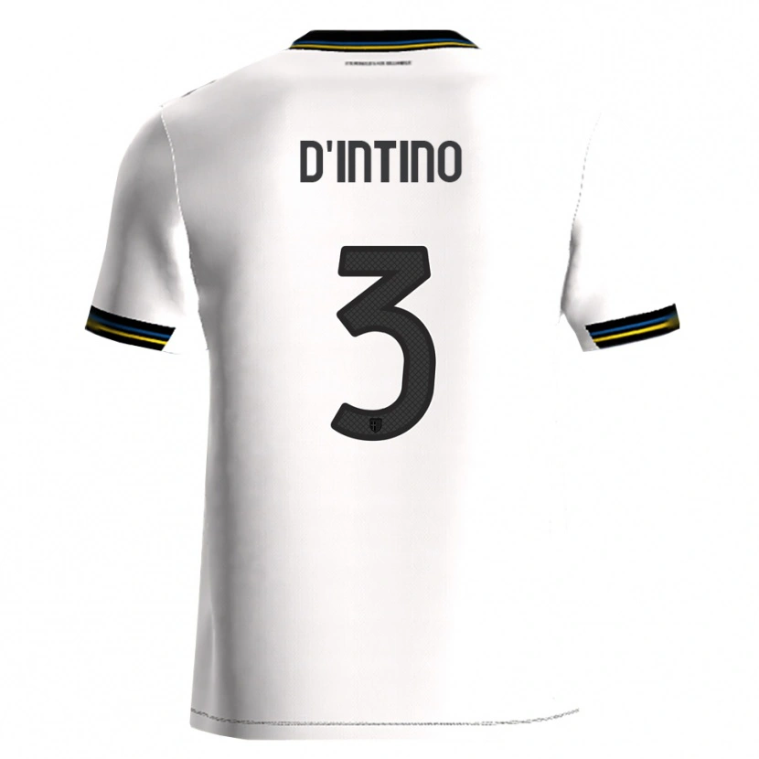 Danxen Dámské Roberto D'intino #3 Bílá Černá Domů Hráčské Dresy 2025/26 Dres
