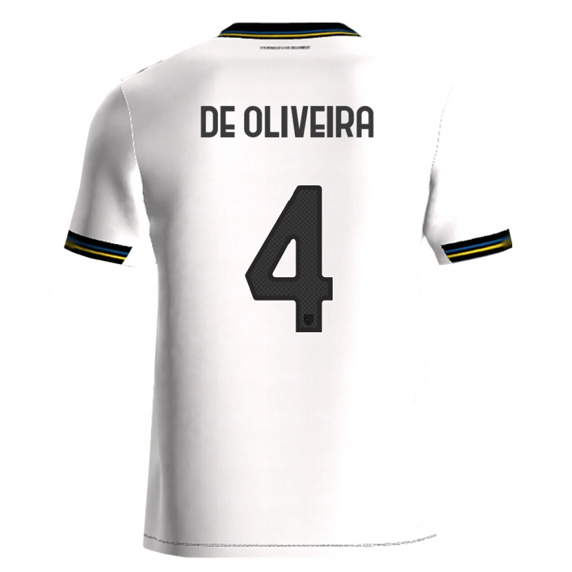 Danxen Dámské Luca De Oliveira #4 Bílá Černá Domů Hráčské Dresy 2025/26 Dres