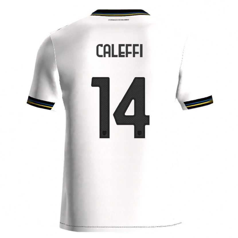 Danxen Dámské Riccardo Caleffi #14 Bílá Černá Domů Hráčské Dresy 2025/26 Dres
