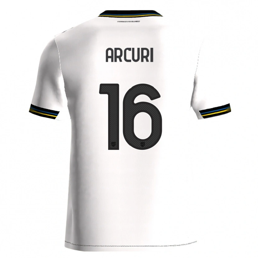 Danxen Dámské Francesco Arcuri #16 Bílá Černá Domů Hráčské Dresy 2025/26 Dres