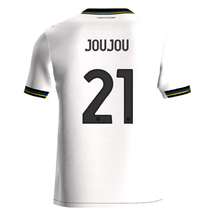 Danxen Dámské Antoine Joujou #21 Bílá Černá Domů Hráčské Dresy 2025/26 Dres