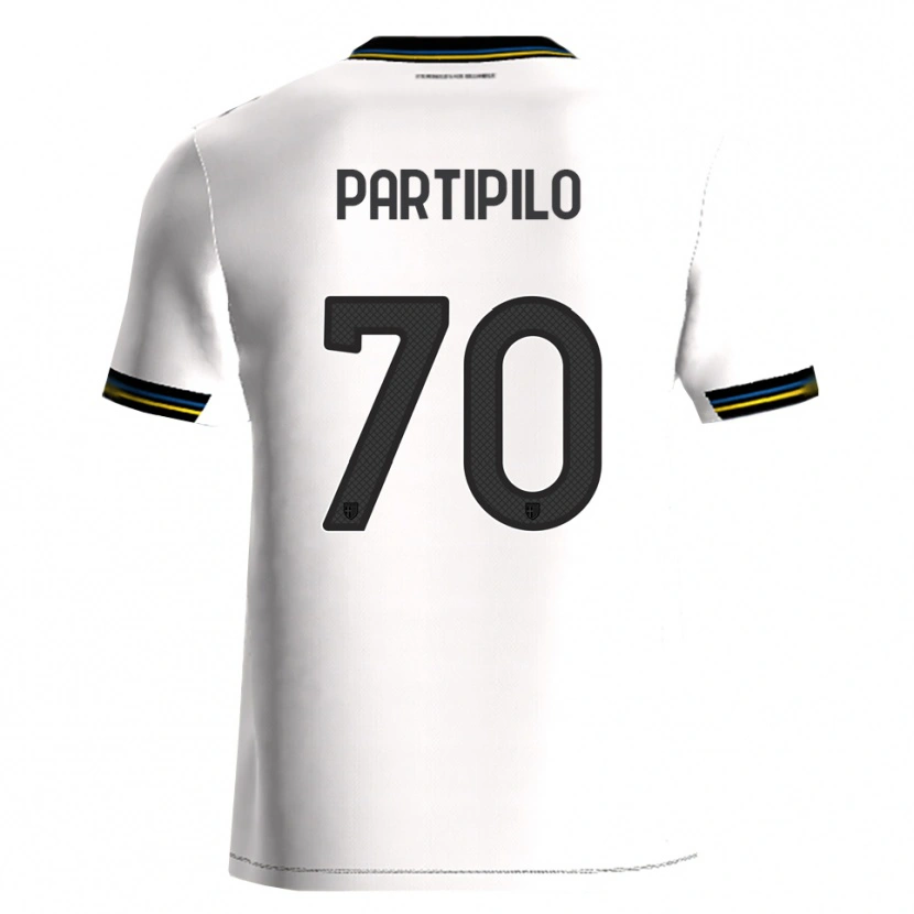 Danxen Dámské Anthony Partipilo #70 Bílá Černá Domů Hráčské Dresy 2025/26 Dres