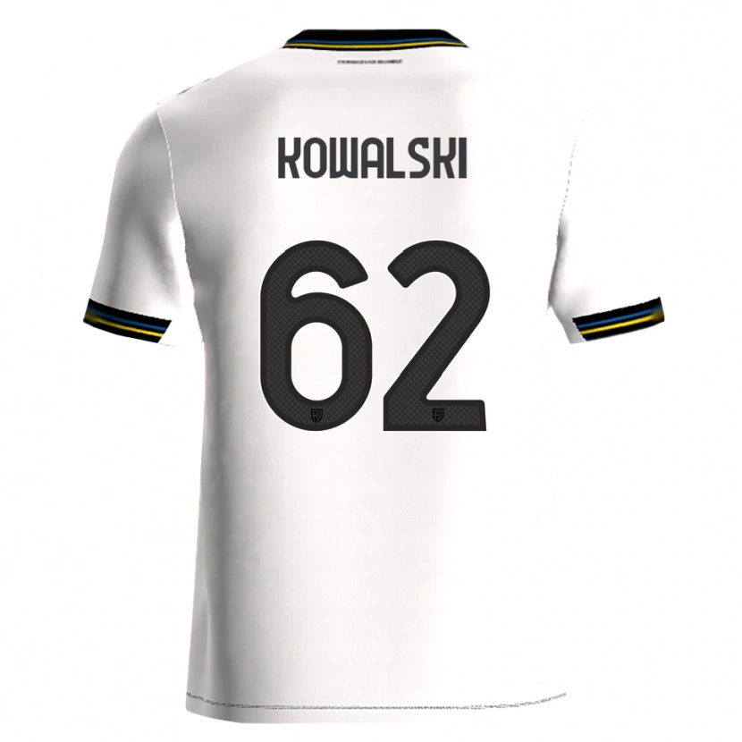 Danxen Dámské Mateusz Kowalski #62 Bílá Černá Domů Hráčské Dresy 2025/26 Dres