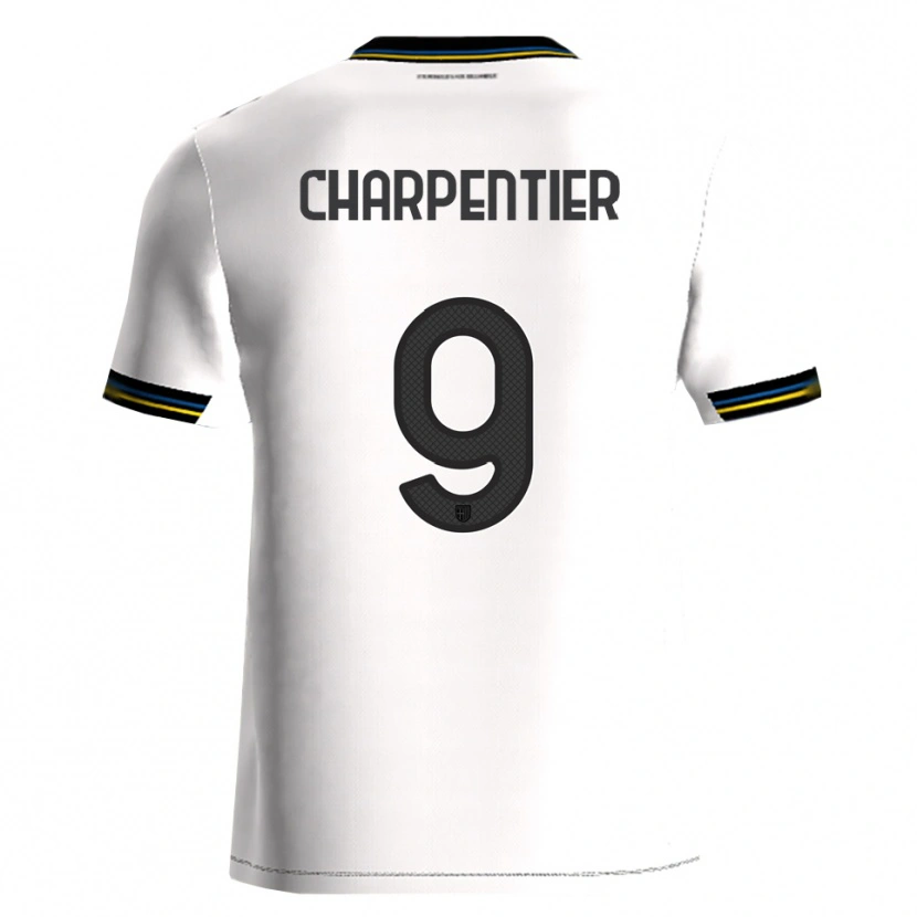 Danxen Dámské Gabriel Charpentier #9 Bílá Černá Domů Hráčské Dresy 2025/26 Dres