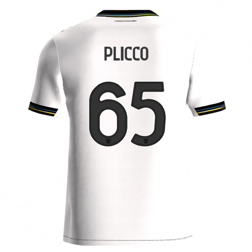 Danxen Dámské Elia Plicco #65 Bílá Černá Domů Hráčské Dresy 2025/26 Dres
