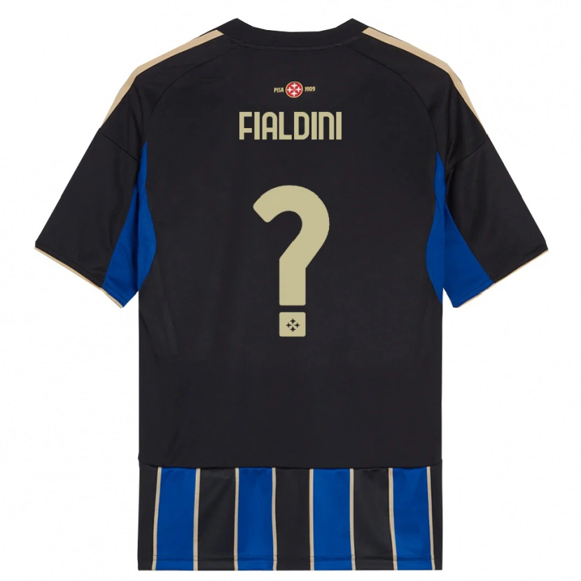 Danxen Dámské Filippo Fialdini #0 Černá Modrá Domů Hráčské Dresy 2025/26 Dres