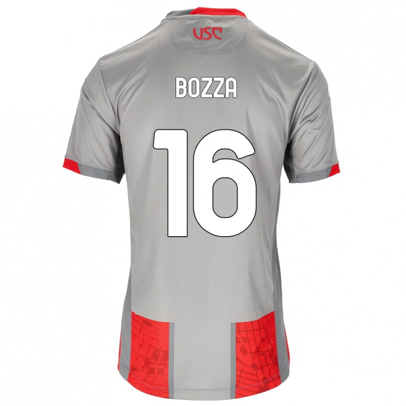 Danxen Dámské Mattia Bozza #16 Červená Šedá Domů Hráčské Dresy 2025/26 Dres