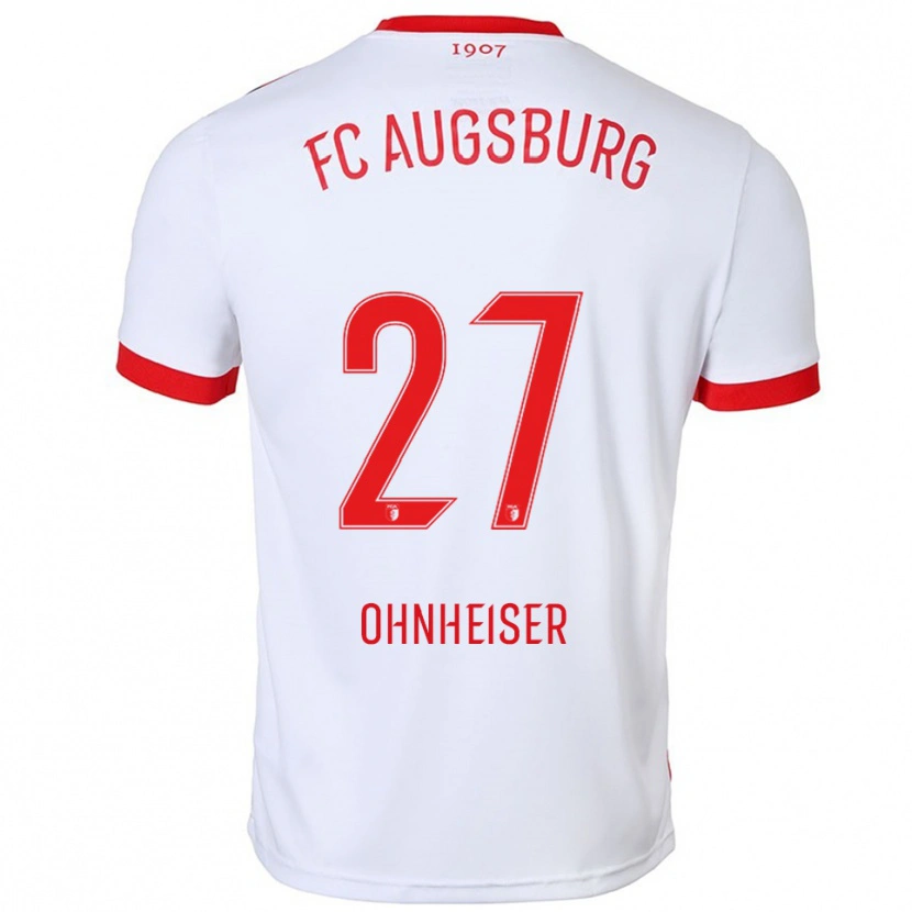 Danxen Dámské Nico Ohnheiser #27 Bílá Červená Domů Hráčské Dresy 2025/26 Dres