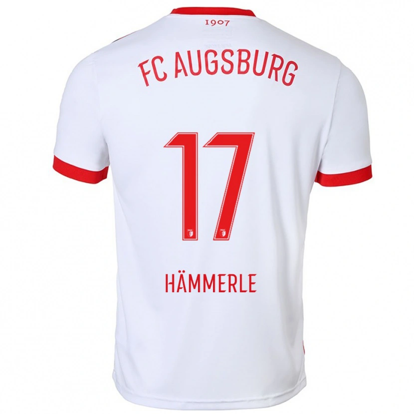 Danxen Dámské Mauro Hämmerle #17 Bílá Červená Domů Hráčské Dresy 2025/26 Dres