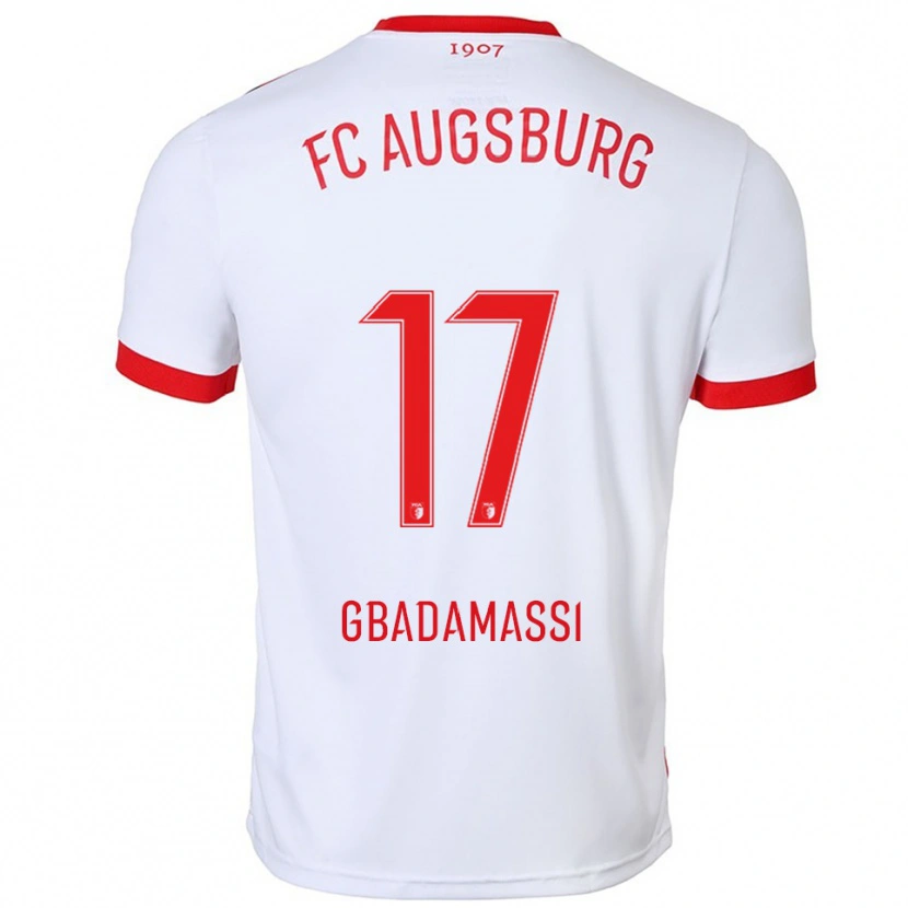 Danxen Dámské Rayane Gbadamassi #17 Bílá Červená Domů Hráčské Dresy 2025/26 Dres