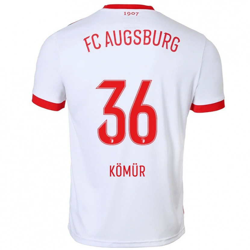 Danxen Dámské Mert Kömür #36 Bílá Červená Domů Hráčské Dresy 2025/26 Dres