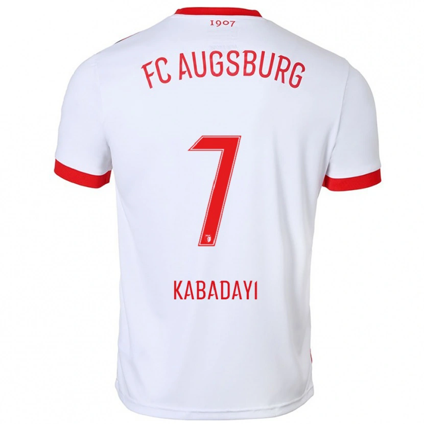 Danxen Dámské Yusuf Kabadayi #7 Bílá Červená Domů Hráčské Dresy 2025/26 Dres
