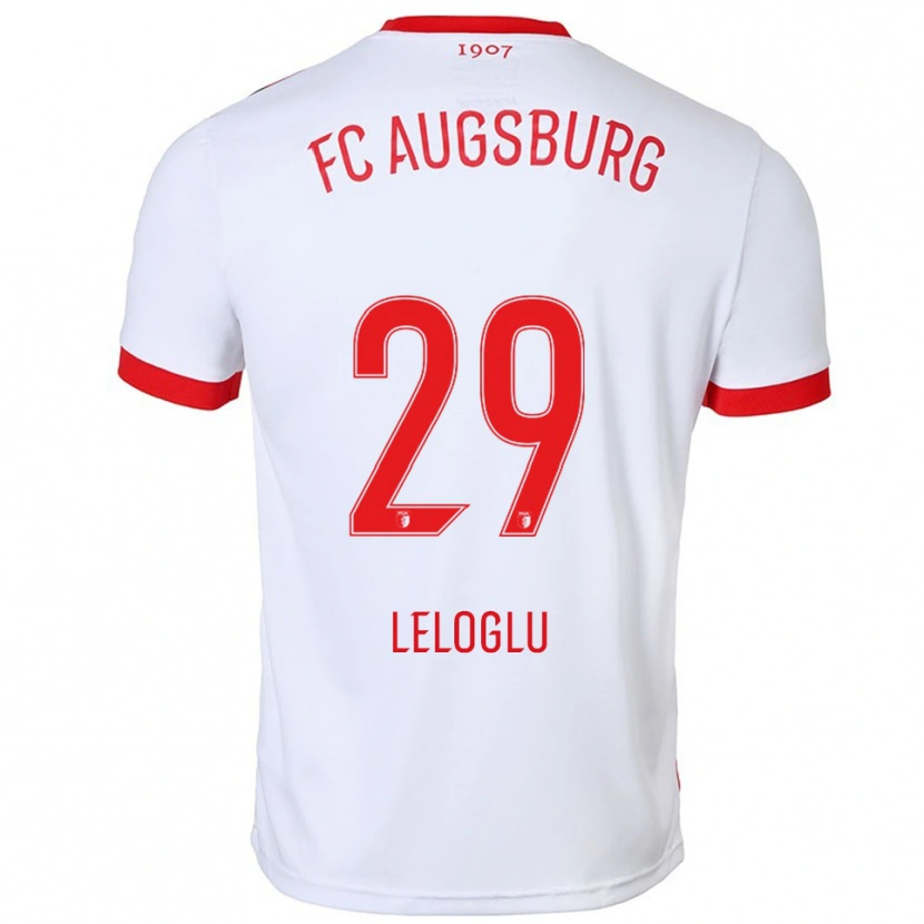 Danxen Dámské Aras Leloglu #29 Bílá Červená Domů Hráčské Dresy 2025/26 Dres