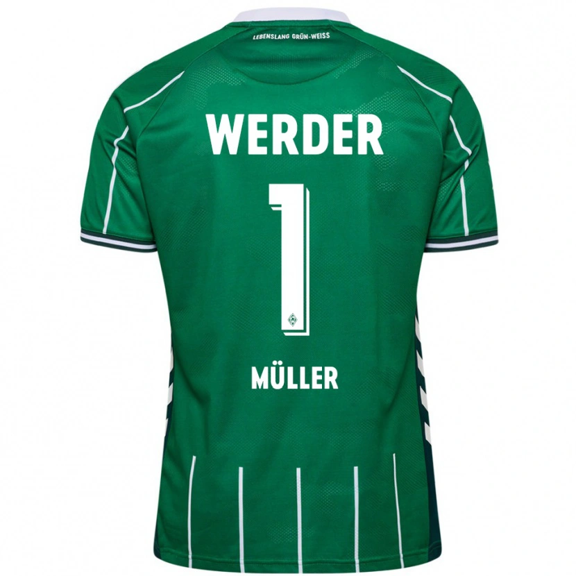 Danxen Dámské Vincent Müller #1 Zelená Bílá Domů Hráčské Dresy 2025/26 Dres