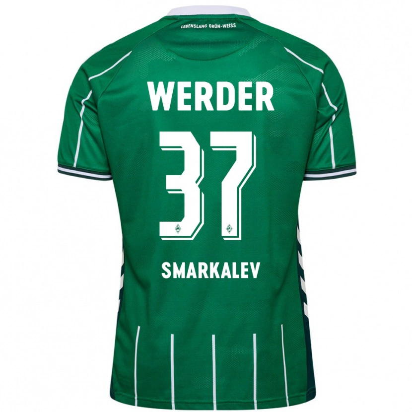 Danxen Dámské Stefan Smarkalev #37 Zelená Bílá Domů Hráčské Dresy 2025/26 Dres