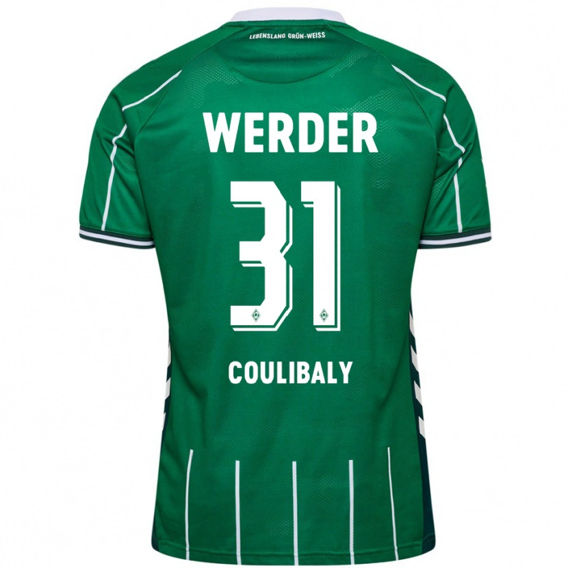 Danxen Dámské Karim Coulibaly #31 Zelená Bílá Domů Hráčské Dresy 2025/26 Dres