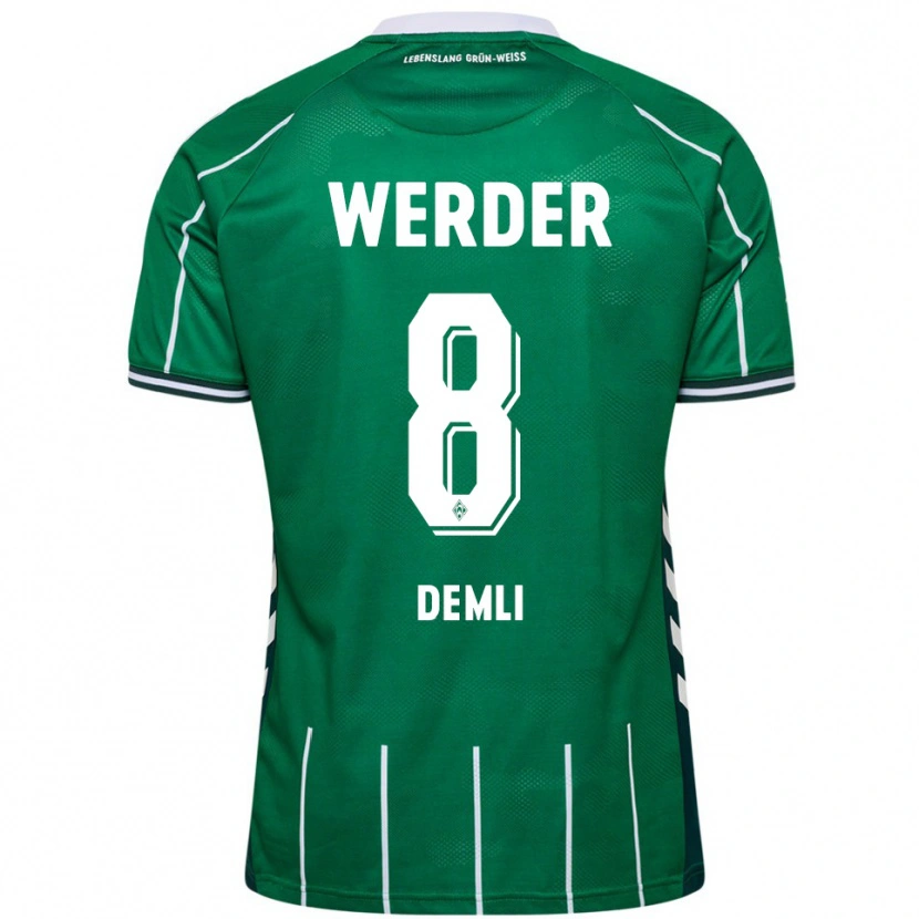 Danxen Dámské Barzan Demli #8 Zelená Bílá Domů Hráčské Dresy 2025/26 Dres