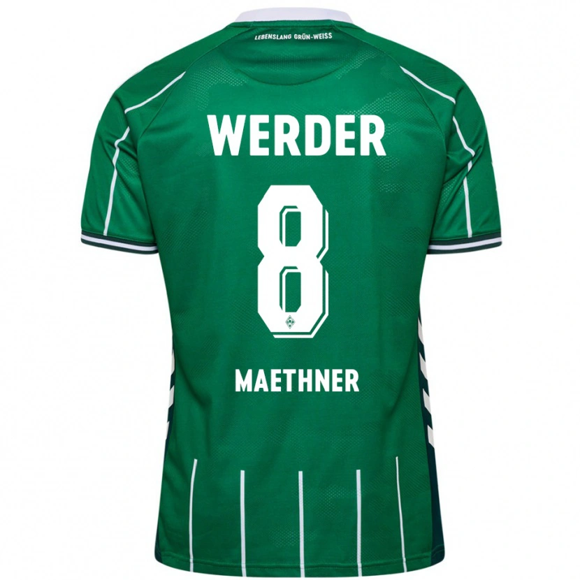 Danxen Dámské Finn Maethner #8 Zelená Bílá Domů Hráčské Dresy 2025/26 Dres