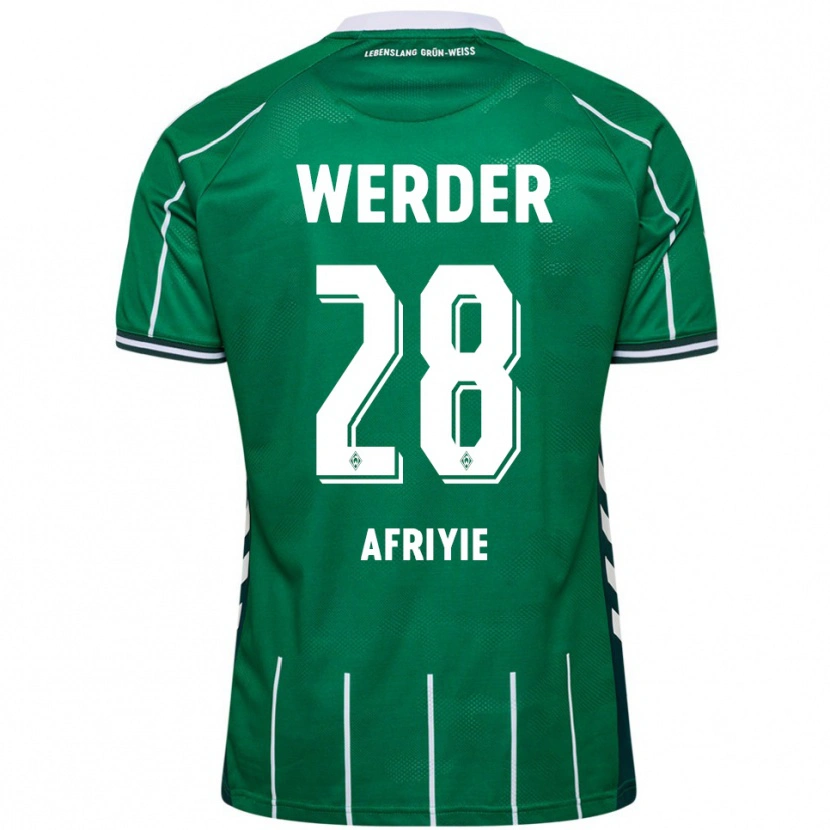Danxen Dámské Neal Afriyie #28 Zelená Bílá Domů Hráčské Dresy 2025/26 Dres