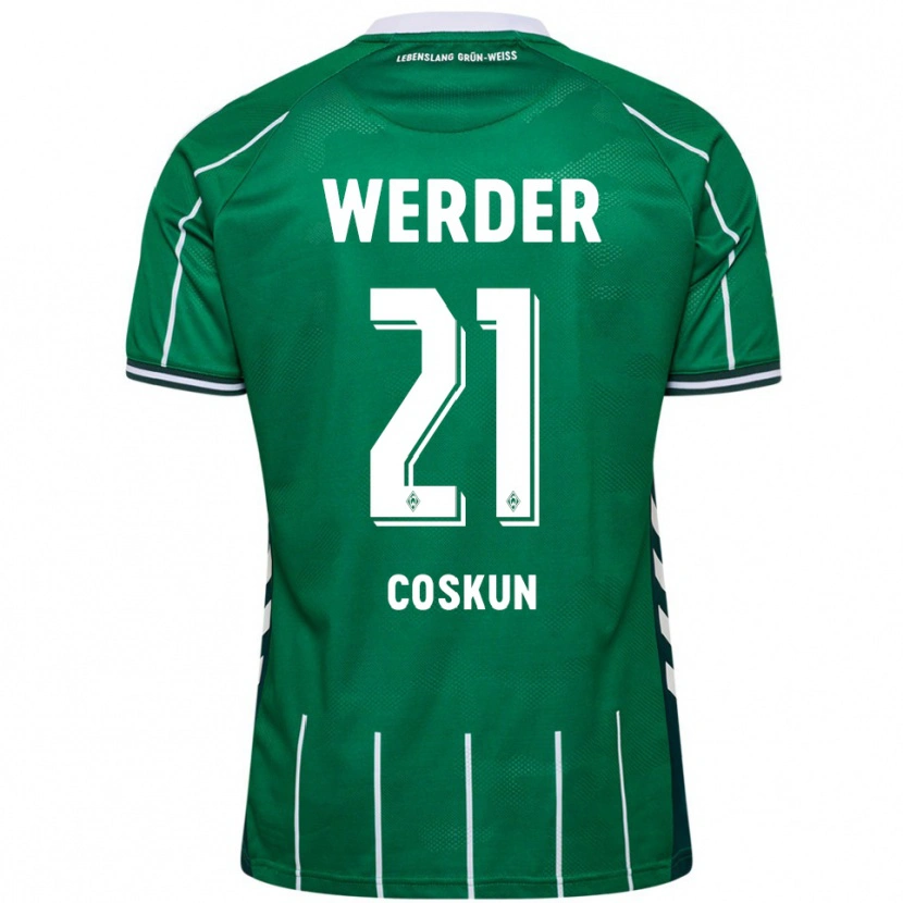 Danxen Dámské Boran-Firat Coskun #21 Zelená Bílá Domů Hráčské Dresy 2025/26 Dres