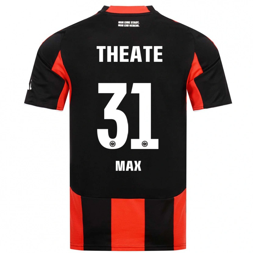 Danxen Dámské Philipp Max #31 Černá Červená Domů Hráčské Dresy 2025/26 Dres