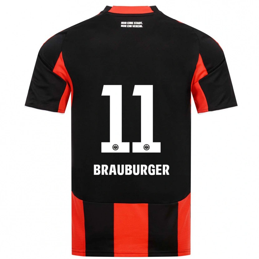 Danxen Dámské Maximilian Brauburger #11 Černá Červená Domů Hráčské Dresy 2025/26 Dres