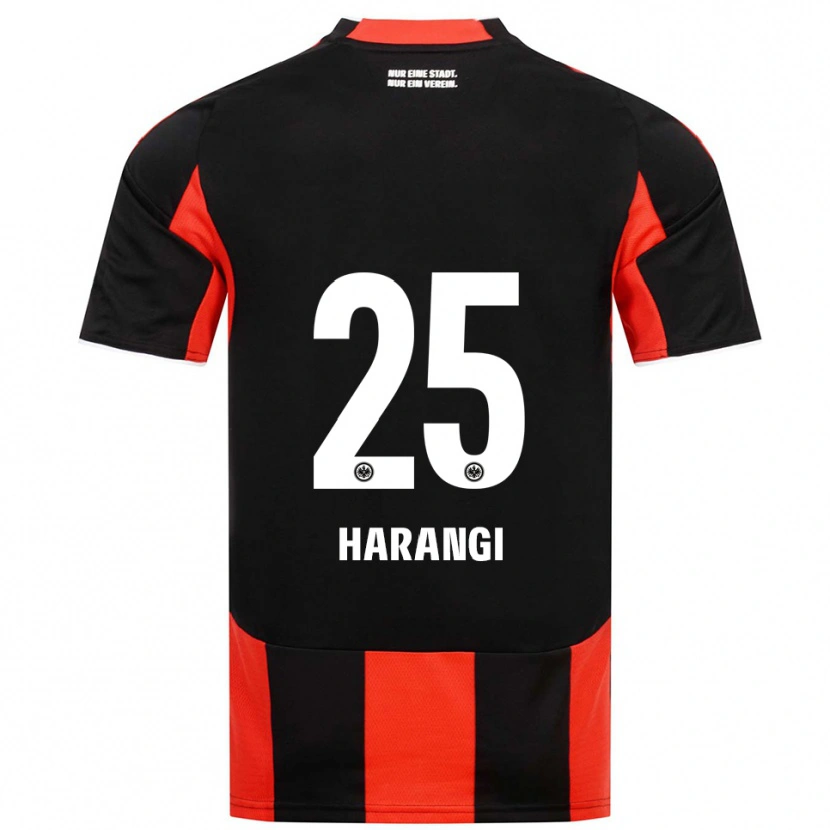 Danxen Dámské Aiden Harangi #25 Černá Červená Domů Hráčské Dresy 2025/26 Dres