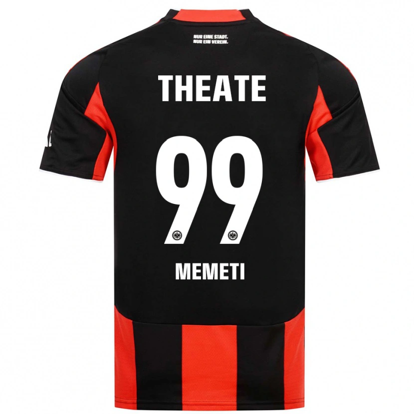 Danxen Dámské Ereleta Memeti #99 Černá Červená Domů Hráčské Dresy 2025/26 Dres