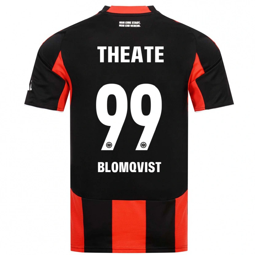 Danxen Dámské Rebecka Blomqvist #99 Černá Červená Domů Hráčské Dresy 2025/26 Dres