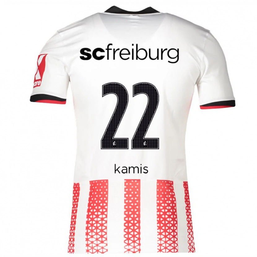 Danxen Dámské Marcel Kamis #22 Bílá Červená Domů Hráčské Dresy 2025/26 Dres