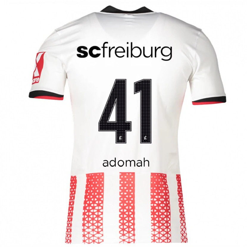Danxen Dámské Bismark Adomah #41 Bílá Červená Domů Hráčské Dresy 2025/26 Dres