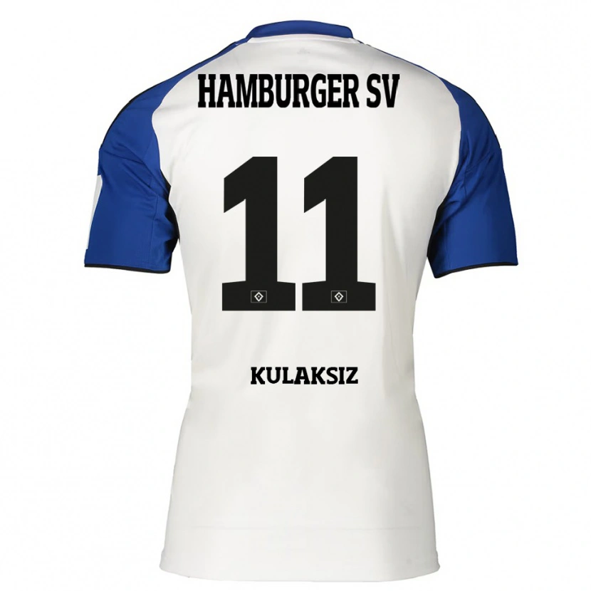 Danxen Dámské Onurhan Kulaksız #11 Bílá Modrá Domů Hráčské Dresy 2025/26 Dres