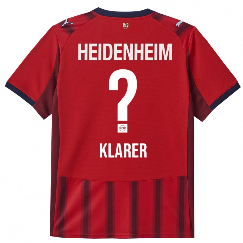 Danxen Dámské Elias Klarer #0 Červená Námořnická Modř Domů Hráčské Dresy 2025/26 Dres