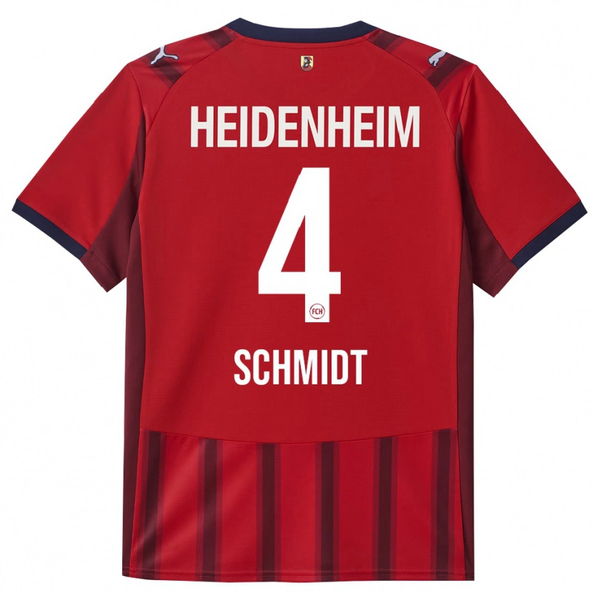 Danxen Dámské Luke Schmidt #4 Červená Námořnická Modř Domů Hráčské Dresy 2025/26 Dres