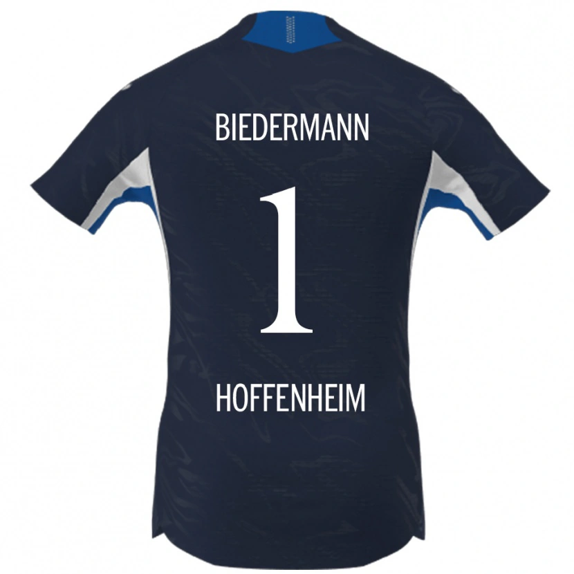 Danxen Dámské Nico Biedermann #1 Námořnická Modř Bílá Domů Hráčské Dresy 2025/26 Dres