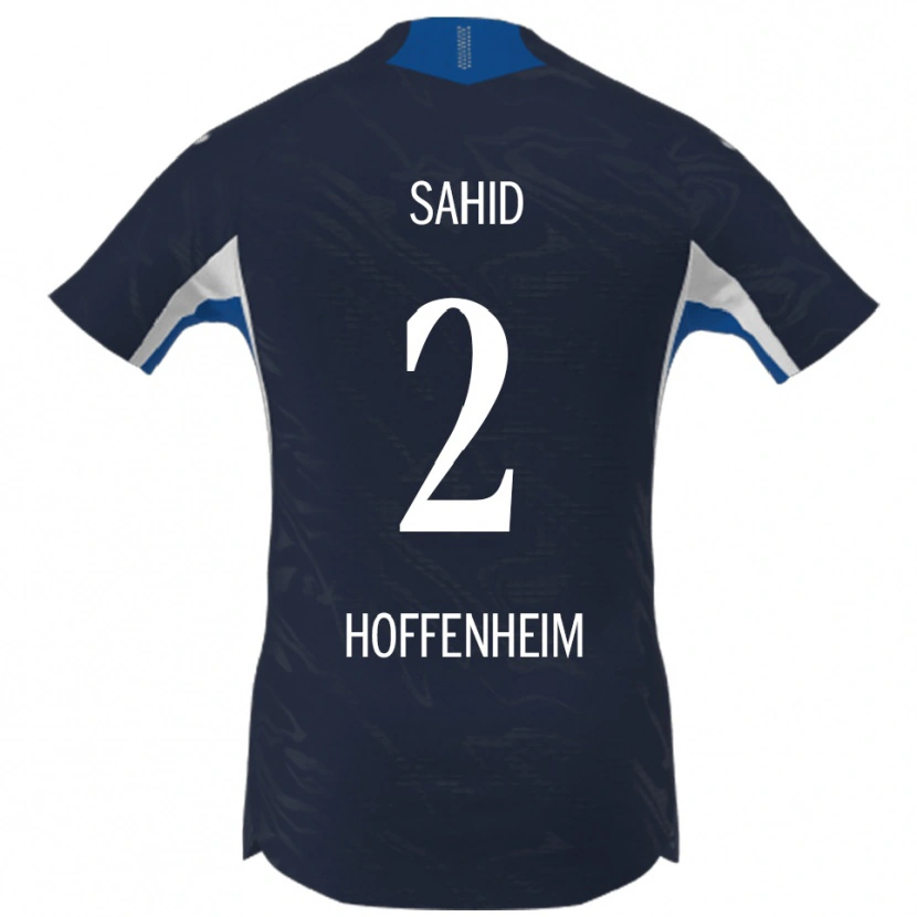 Danxen Dámské Mohamed Sahid #2 Námořnická Modř Bílá Domů Hráčské Dresy 2025/26 Dres