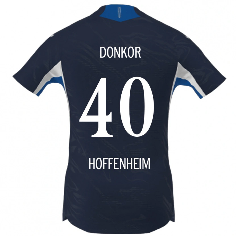 Danxen Dámské Denis Donkor #40 Námořnická Modř Bílá Domů Hráčské Dresy 2025/26 Dres