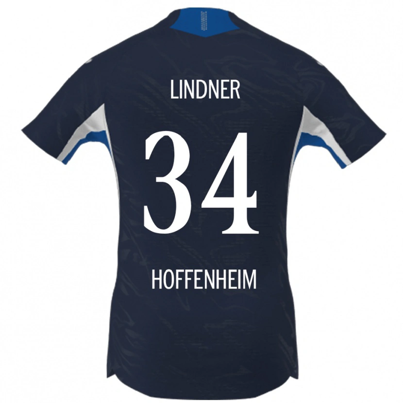 Danxen Dámské Sophie Lindner #34 Námořnická Modř Bílá Domů Hráčské Dresy 2025/26 Dres
