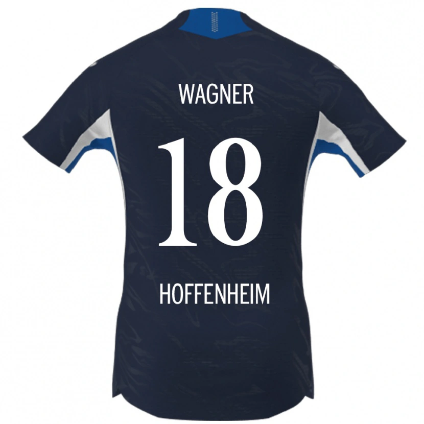 Danxen Dámské Ricardo Wagner #18 Námořnická Modř Bílá Domů Hráčské Dresy 2025/26 Dres
