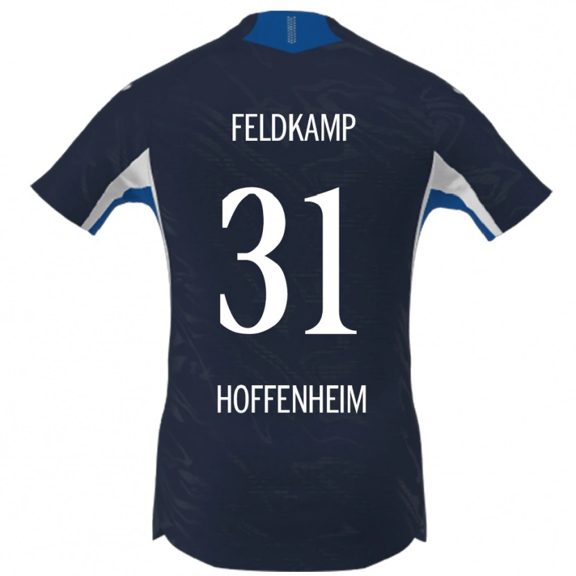 Danxen Dámské Jana Feldkamp #31 Námořnická Modř Bílá Domů Hráčské Dresy 2025/26 Dres
